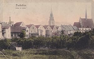 Pardubice Czech Republic Old Postcard