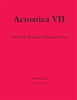 Seller image for Acrostica VII for sale by GreatBookPrices