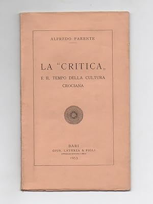 La "Critica" e il tempo della cultura crociana