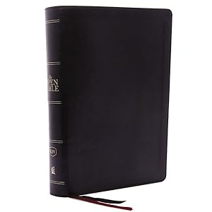 Image du vendeur pour Holy Bible : King James Version, Open Bible, Black, Leathersoft, Comfort Print mis en vente par GreatBookPrices