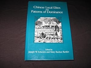 Immagine del venditore per Chinese Local Elites and Patterns of Dominance (Studies on China) venduto da Works on Paper
