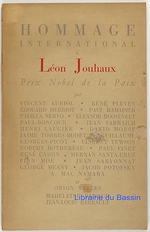 Hommage international à Léon Jouhaux