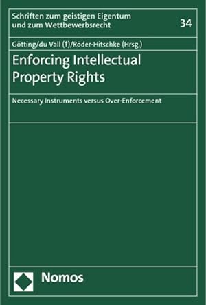 Bild des Verkufers fr Enforcing Intellectual Property Rights : Necessary Instruments versus Over-Enforcement zum Verkauf von AHA-BUCH