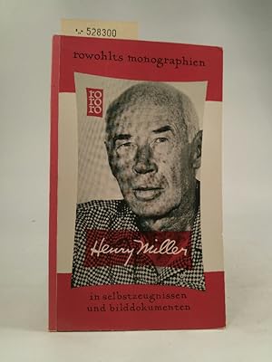 Bild des Verkufers fr Henry Miller zum Verkauf von ANTIQUARIAT Franke BRUDDENBOOKS