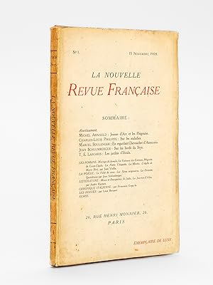 La Nouvelle Revue Française. N°1 - 15 Novembre 1908 [ Edition originale - Exemplaire de Luxe sur ...