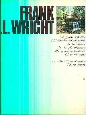 Bild des Verkufers fr Frank Lloyd Wright zum Verkauf von Librodifaccia