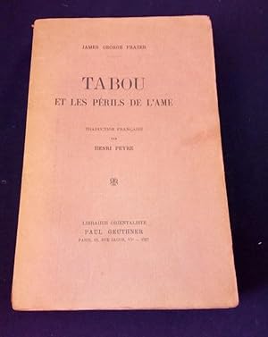 Tabou et les périls de l'ame