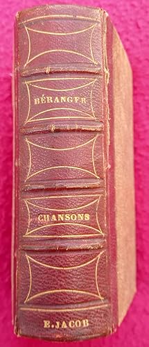 Bild des Verkufers fr CHANSONS DE P,-J, DE BERANGER 1813-1834 -LES 10 CHANSONS PUBLIEES EN 1847 - Edition Elvirienne zum Verkauf von LE BOUQUINISTE