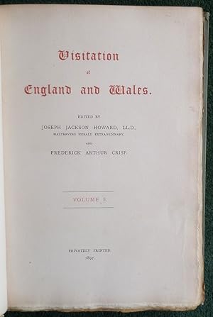 Immagine del venditore per Visitation of England and Wales venduto da Madoc Books (ABA-ILAB)