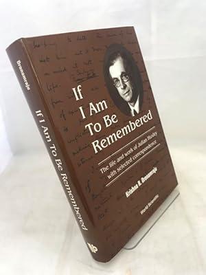 Immagine del venditore per If I Am To Be Remembered venduto da YattonBookShop PBFA