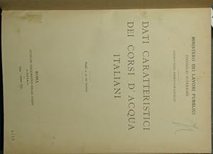 Dati caratteristici dei corsi d'acqua italiani