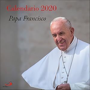 Calendario pared papa francisco 2020
