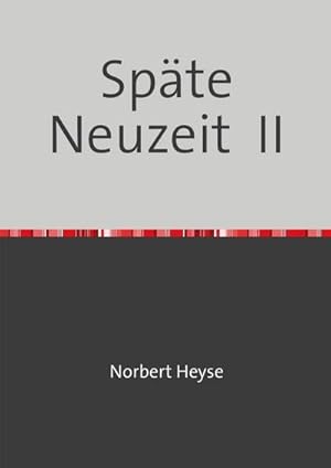 Seller image for Spte Neuzeit II for sale by Rheinberg-Buch Andreas Meier eK