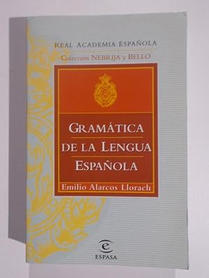 Gramática de la lengua española