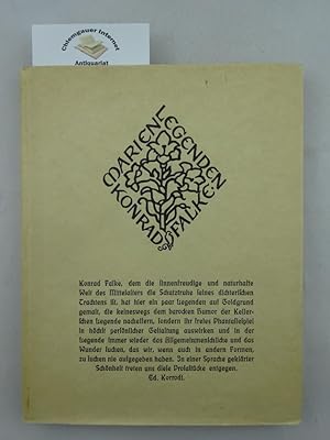 Marienlegenden. Nach alten Vorlagen erzählt. Mit 6 Original-Radierungen von Gertrud Escher.