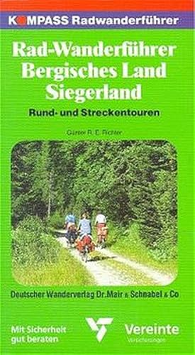 Bild des Verkufers fr Kompass Radwanderfhrer, Bergisches Land, Siegerland zum Verkauf von Versandantiquariat Felix Mcke