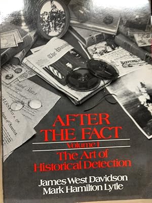 Imagen del vendedor de After the Fact: The Art of Historical Detection, Volume I a la venta por PlanetderBuecher