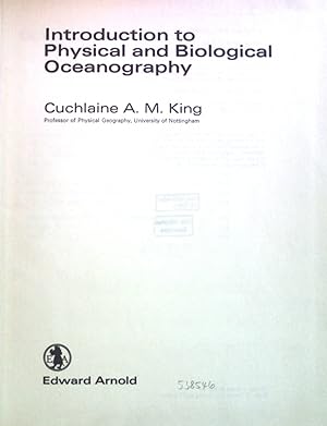 Immagine del venditore per Introduction to Physical and Biological Oceanography. venduto da books4less (Versandantiquariat Petra Gros GmbH & Co. KG)