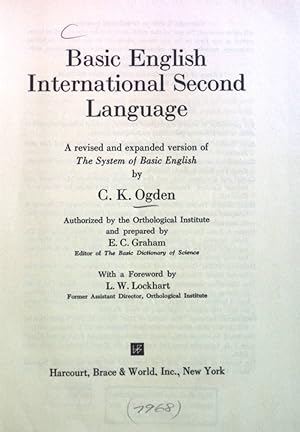 Basic English International Second Language.