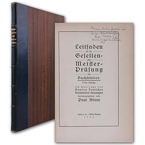 Leitfaden für die Gesellen- und Meister-Prüfung der Buchbinder. 3. Auflage.