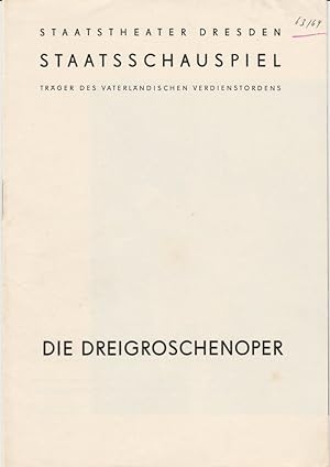 Seller image for Programmheft Bertolt Brecht / Kurt Weill: Die Dreigroschenoper Spielzeit 1963 / 64 Heft 3 for sale by Programmhefte24 Schauspiel und Musiktheater der letzten 150 Jahre