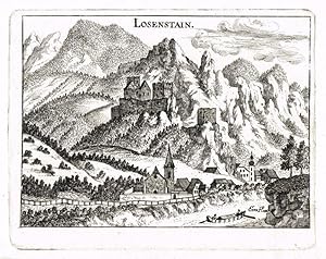 Bild des Verkufers fr Losenstain (Losenstein). zum Verkauf von Wiener Antiquariat Ingo Nebehay GmbH