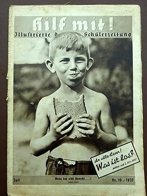 Hilf mit! Illustrierte deutsche Schülerzeitung. Jahrgang Nr 10. 1937 Juli.