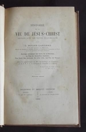 Seller image for Histoire de la vie de Jsus-Christ for sale by Librairie Ancienne Zalc