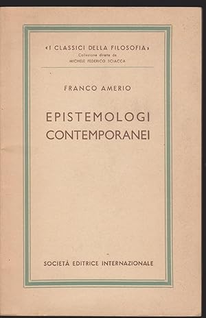 Immagine del venditore per Epistemologi contemporanei venduto da Libreria Tara