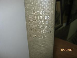 Philosophical Transactions Of The Royal Society Of London Series B Volume 254 Biological Sciences...