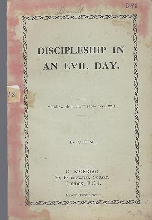 Seller image for Discipleship In An Evil Day for sale by BYTOWN BOOKERY
