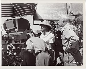 Seller image for Land of the Pharaohs (Three original photographs from the set of the 1955 film) for sale by Royal Books, Inc., ABAA