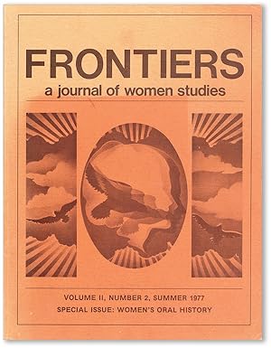 Bild des Verkufers fr Frontiers: A Journal of Women Studies, Vol. II, no. 2, Summer, 1977 zum Verkauf von Lorne Bair Rare Books, ABAA