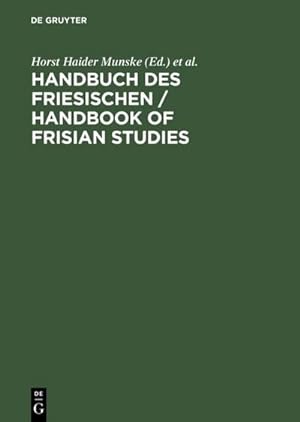 Bild des Verkufers fr Handbuch des Friesischen / Handbook of Frisian Studies zum Verkauf von AHA-BUCH GmbH