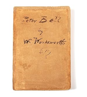 Seller image for Peter Bell, A Tale in Verse [Wm. Rossetti's Copy, Signed] for sale by Fine Editions Ltd