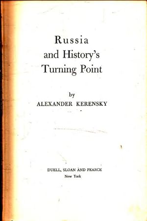 Image du vendeur pour Russia and History's Turning Point mis en vente par Goulds Book Arcade, Sydney