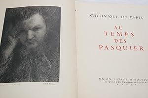 Immagine del venditore per CHRONIQUE DE PARIS AU TEMPS DES PASQUIER venduto da Librairie RAIMOND