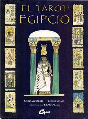 Bild des Verkufers fr EL TAROT EGIPCIO - LIBRO Y NAIPES - (EJEMPLAR COMPLETO) zum Verkauf von Libreria 7 Soles