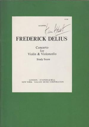 Concerto for Violin and Cello - Study Score