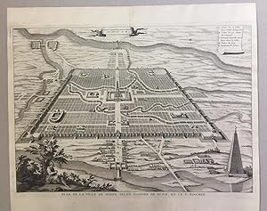 PLAN DE LA VILLE DE NINIVE SELON DIODORE DE SICILE ET LE P. KIRCHER