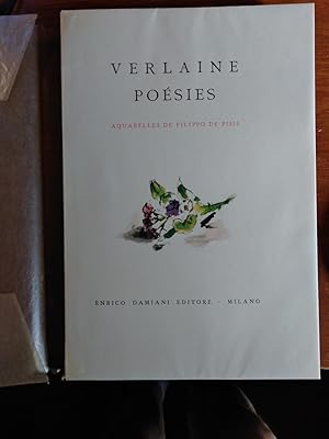 Verlaine Poésies: Aquarelles De Filippo De Pisis