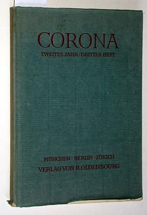 Corona. Drittes Jahr / Zweites Heft. November 1931.