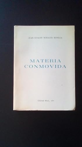 Seller image for MATERIA CONMOVIDA for sale by Libreria Bibliomania