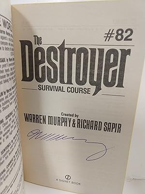 Immagine del venditore per Destroyer # 82 Survival Course (SIGNED) venduto da Fleur Fine Books
