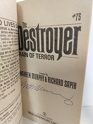 Seller image for Rain of Terror (Destroyer, No. 75) (SIGNED) for sale by Fleur Fine Books