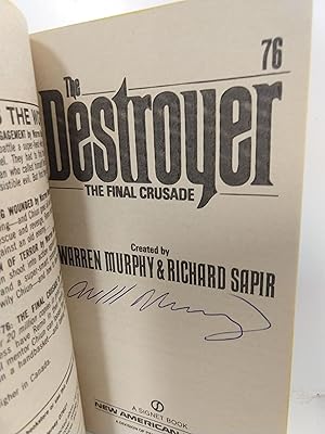 The Final Crusade (The Destroyers, No. 76) (SIGNED)