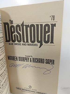 Blue Smoke and No Mirrors (The Destroyer, No. 78) (SIGNED)