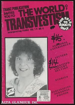 Imagen del vendedor de THE WORLD OF TRANSVESTISM Vol. 14, No. 06 / Incorporating Tranz a la venta por Alta-Glamour Inc.