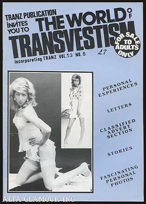 Imagen del vendedor de THE WORLD OF TRANSVESTISM Vol. 13, No. 05 / Incorporating Tranz a la venta por Alta-Glamour Inc.