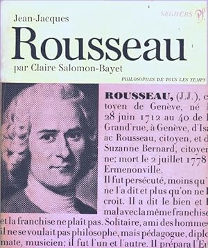 Jean-Jacques Rousseau ou l'impossible unité